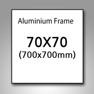 70x70cm 무광알루미늄정사각액자 , 정사각그림액자제작 (7종류색상)